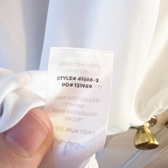 Lulus Small Shifting Dears Ivory White Long Sleeve Mini Dress - Picture 7 of 7